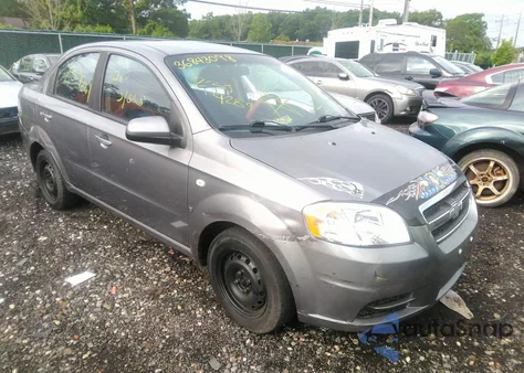 2008 Chevrolet Aveo Ls из США, поврежденный, VIN KL1TD56678B108424